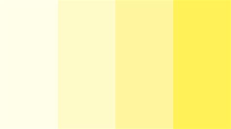 Pale Yellow Color Palette