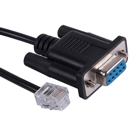 DB9 Serial RS232 to RJ12 6P6C Adapter Cable for APC PDU 940-0144A ...