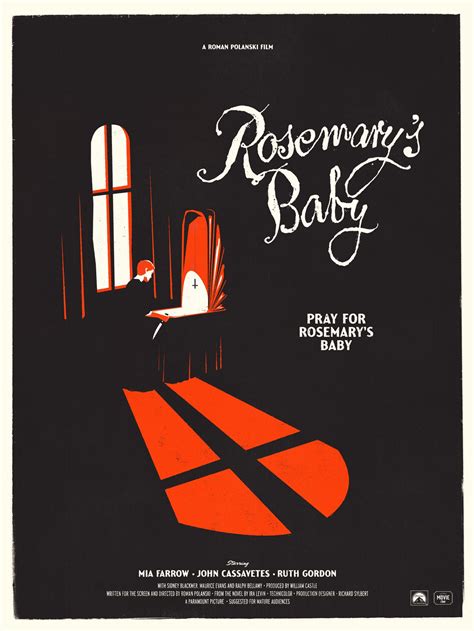 Rosemary's Baby Movie Poster — Secret Movie Club in 2022 | Rosemary's baby, Baby movie ...