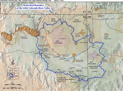 Little Colorado River Map