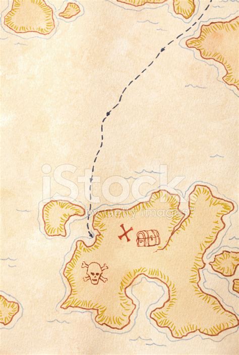 Pirate Treasure Map, X Marks The Full Stock Photos - FreeImages.com