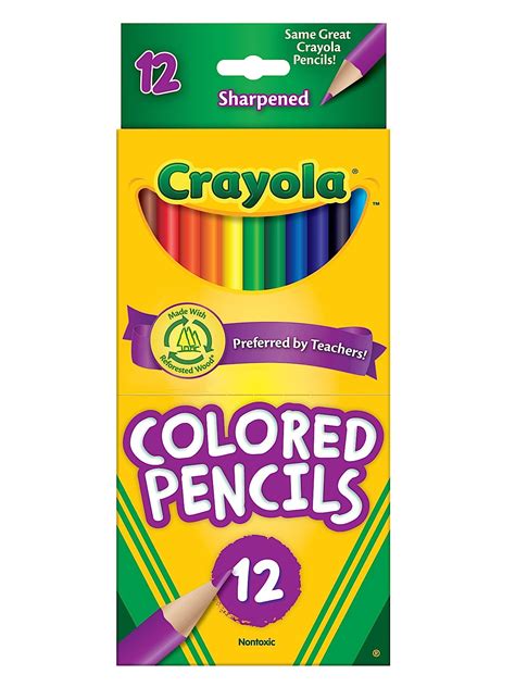 Crayola Colored Pencils Box Of 12 (Pack Of 8) - Walmart.com