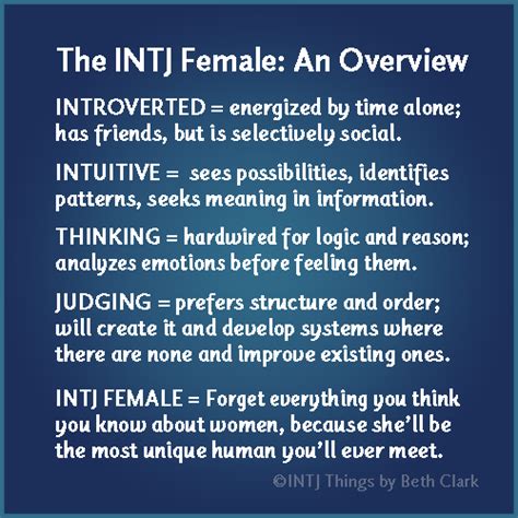 Unraveling the Fascinating World of INTJ Females