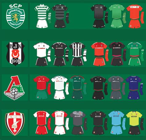 2015-16 Europa League Kits Overview - All 131 Europa League 15-16 ...