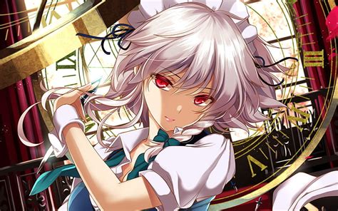 Online crop | HD wallpaper: Anime, Touhou, Sakuya Izayoi | Wallpaper Flare