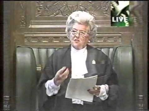 Speaker Betty Boothroyd Retirement Speech - YouTube