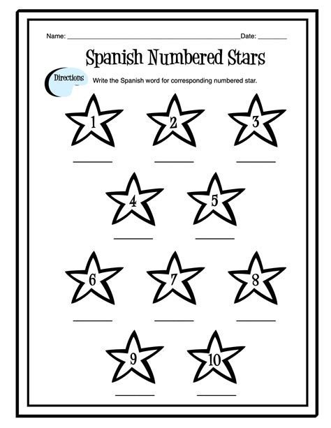 Spanish Numbers 1-10 Worksheet | Made By Teachers