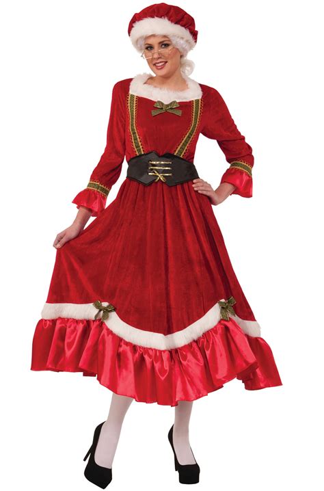 Jolly Mrs Santa Claus Plus Size Costume - PureCostumes.com