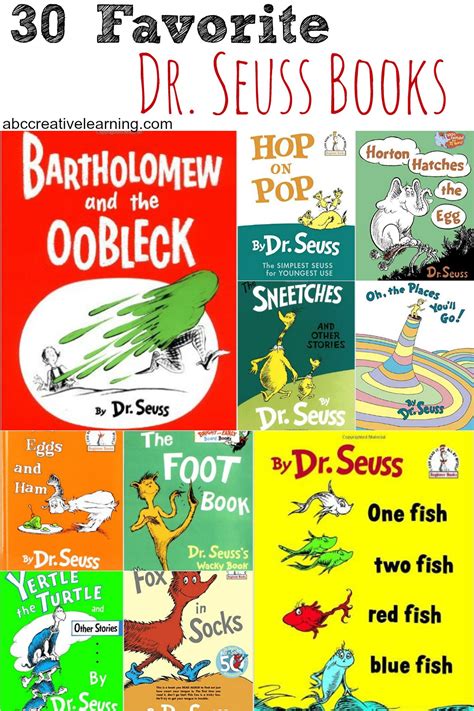 List of Our 30 Favorite Dr. Seuss Books For Celebrating His Birthday