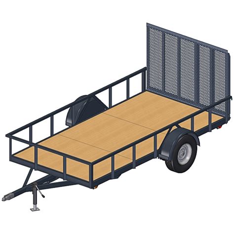 6' 10" Width x 12' Length x 3500 Lbs - Best Trailer Plans