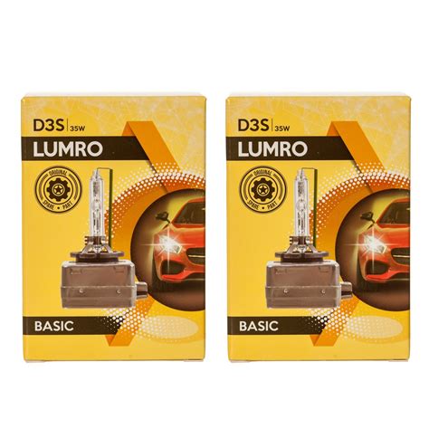 LUMRO D3S Xenon HID Replacement Bulbs 6000K