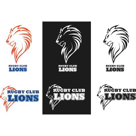 Lions Rugby Club Logo Download png