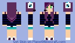 Purple Gamer Girl :3 -Yasmine Minecraft Skin