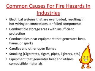 Industrial fire safety | PPT