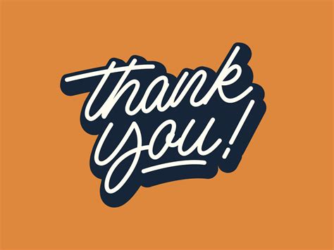 Thank You! - Logo by Yevdokimov on Dribbble