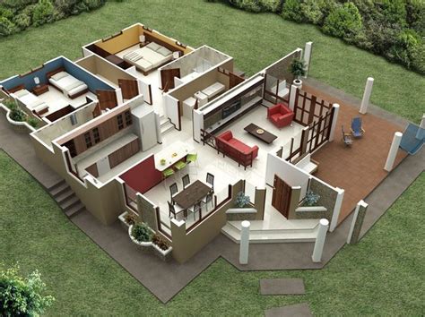 Planos de casas, Diseños de casas de campo, Diseños de casas