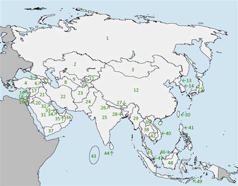 Asian countries Quiz - By olliechick