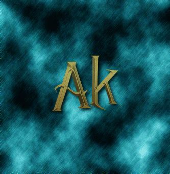Ak Logo | Free Name Design Tool from Flaming Text