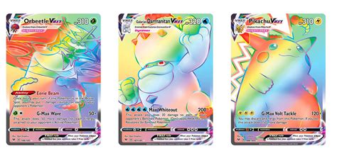 The Rainbow Rare Cards Of Pokémon TCG: Vivid Voltage Part 1