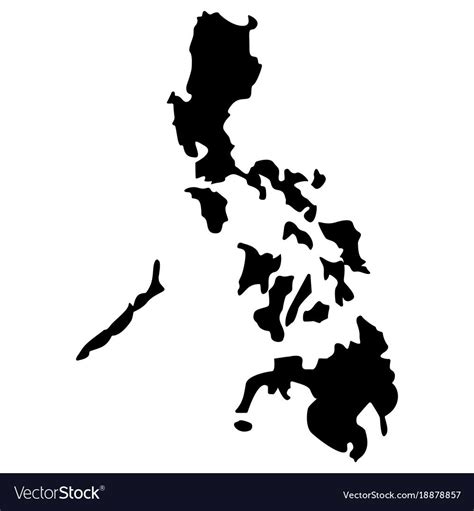 Map of Philippines on a white background, Vector illustration. Download a Free Preview or High ...