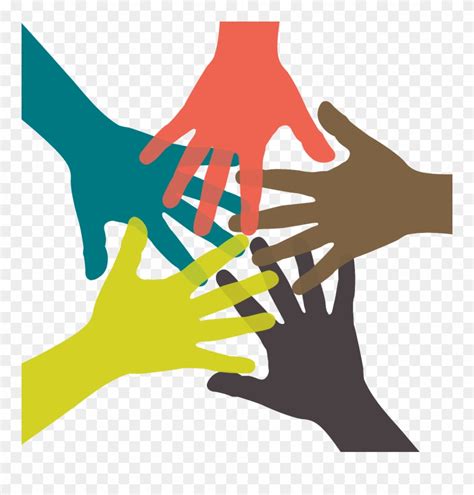 1600 X 1600 8 - Hands Coming Together Png Clipart (#3866208) - PinClipart