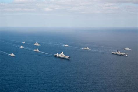 The Aviationist » Photo of India’s new Aircraft Carrier Battle Group ...