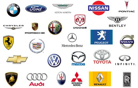 Comparable golf lazo logos de marcas de carros y sus nombres diferente ...