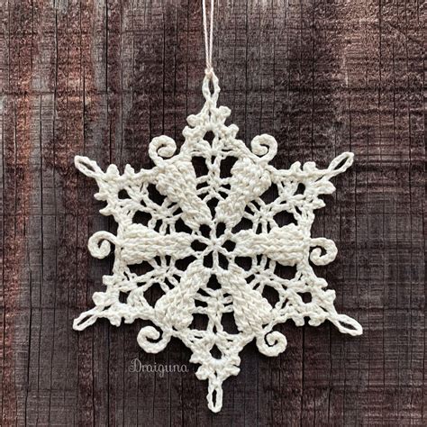 20 Free Crochet Snowflake Patterns