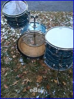 Vintage Ludwig 3ply Superclassic 13/16/22 3pc drum set bowling ball ...