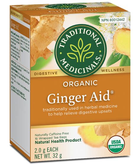 Organic Ginger Aid® Tea - Traditional Medicinals