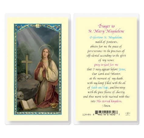 PRAYER TO ST MARY MAGDALENE - Divine Mercy Gift Shop