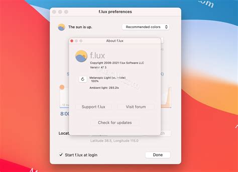 f.lux for Mac下载-f.lux for Mac(屏幕过滤蓝光工具)- macw下载站