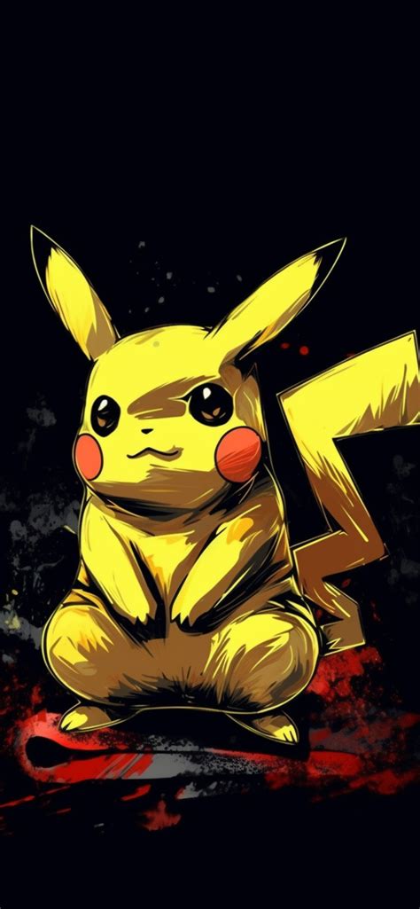 Pokemon Pikachu Black Art Wallpapers - Pikachu Wallpaper Phone