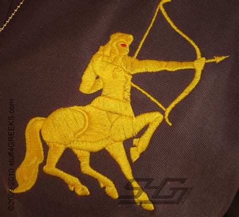 Iota Phi Theta Flag and Centaur Polo