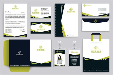 Corporate stationery design 27513474 Vector Art at Vecteezy