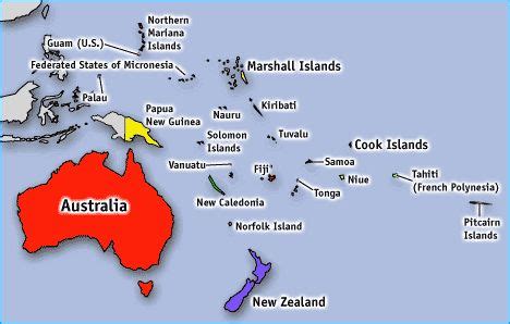 Australia, fiji, Kiribati, Marshall island, papua new guinea, samoa, feclerated state of ...