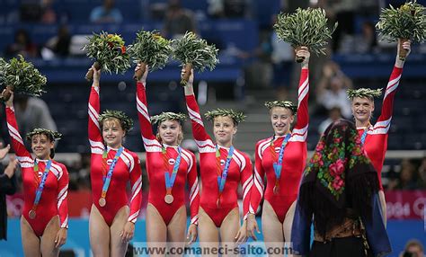 Russian Women's Gymnastics Team awards - 2004 Athens Summer Olympics ...