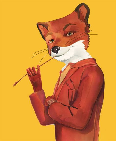 Mr. Fox illustration | Fox illustration, Fantastic mr fox, Fox art