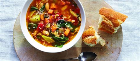 Soups - Valerie Bertinelli | Minestrone, Vegetarian, Food network recipes