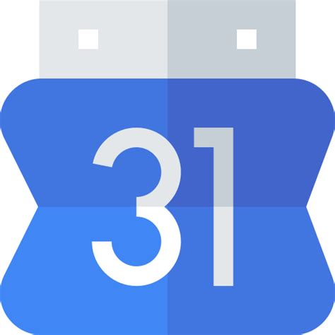 Google calendar Basic Straight Flat icon