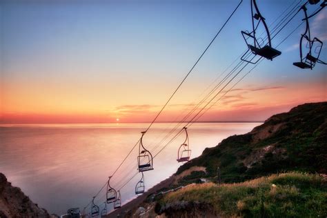 Needles Chairlift sunset | The Needles Landmark Attraction | Flickr