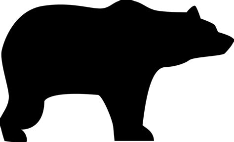 Download Bear Silhouette - Free Bear Svg File | Transparent PNG Download | SeekPNG