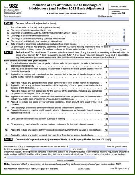 Form 982 Student Loan Forgiveness - Form : Resume Examples #emVKpNG2rX