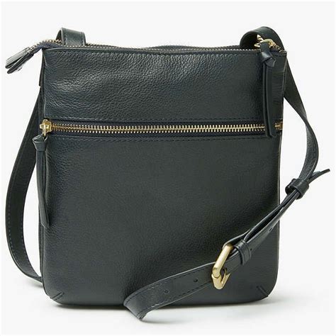 John Lewis & Partners Harriet Small Leather Cross Body Bag, Dark Tan ...