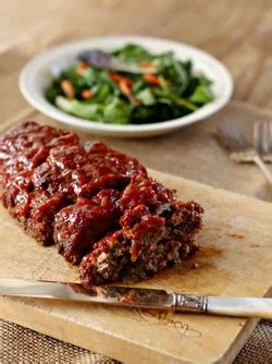 Meatloaf glaze with ketchup mustard brown sugar recipes - Main course