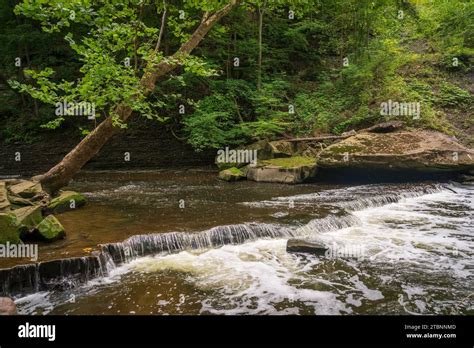 Tinkers Creek at The Cuyahoga River at Cuyahoga Valley National Park in ...