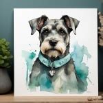 Schnauzer Dog Sketch Art Print Free Stock Photo - Public Domain Pictures
