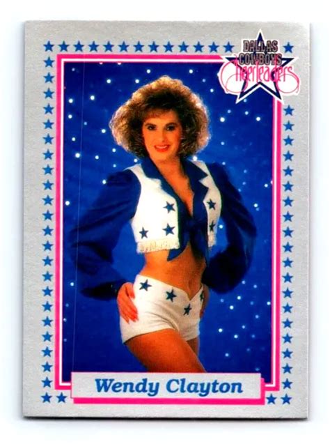 VINTAGE ENOR SPORTS 1992 Dallas Cowboys Cheerleaders card #12 Wendy Clayton $2.99 - PicClick
