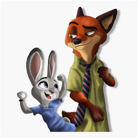 Judy Hopps And Nick Wilde Kiss , Free Transparent Clipart - ClipartKey