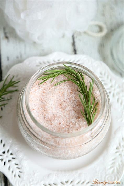 Rosemary Bath Salts Recipe: Pink Himalayan Sea Salt Bath